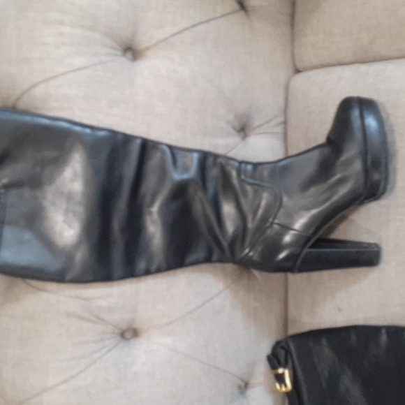H&M leather boots size 38 us 7 - Picture 13 of 16